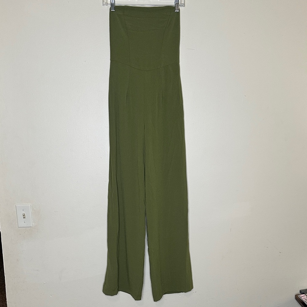 Wild Fable Olive Wide Leg Jumpsuit